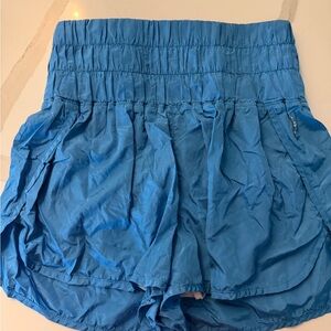 Blue “The Way Home Shorts” Free People movement